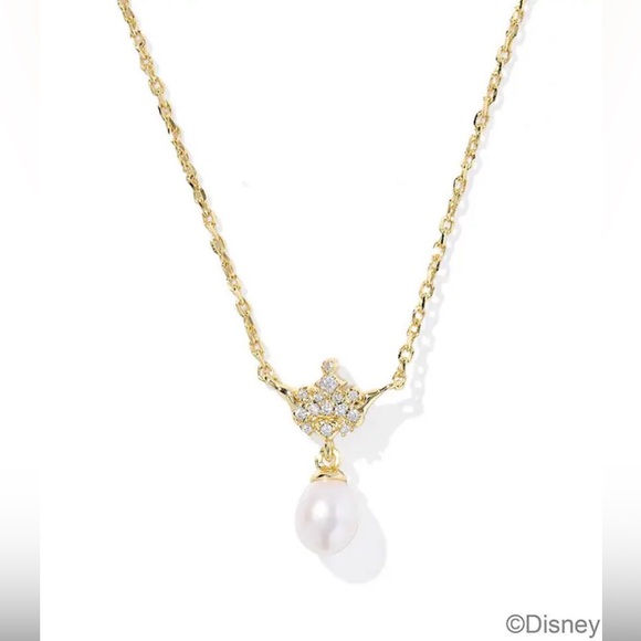 Kendra Scott x Disney Princess Crown Short Pendant Necklace NWT